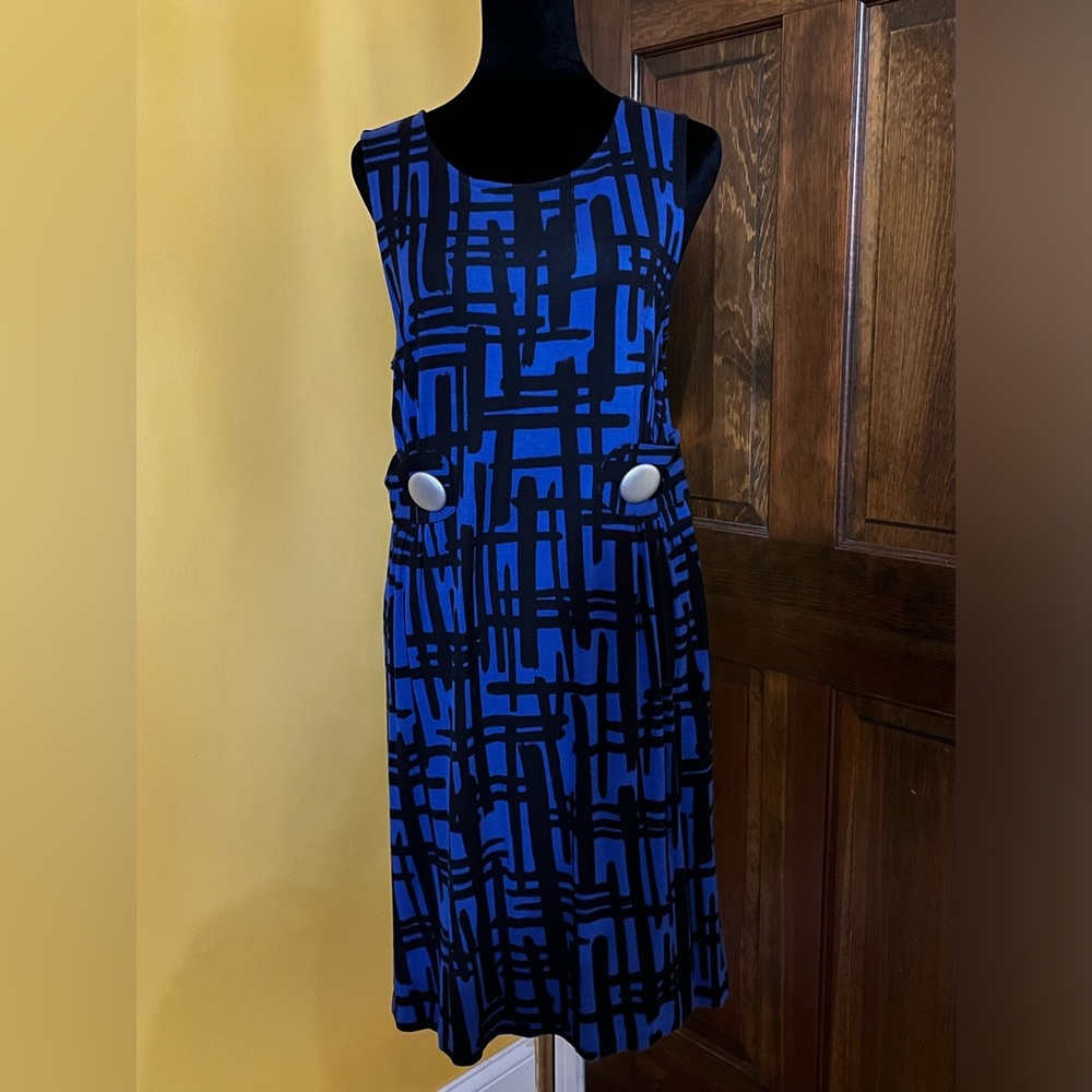 COPY - Y2K INC International Concepts Matchstick Pattern Dress